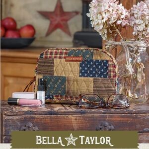 New! BELLA TAYLOR Patchwork Cosmetic Bag